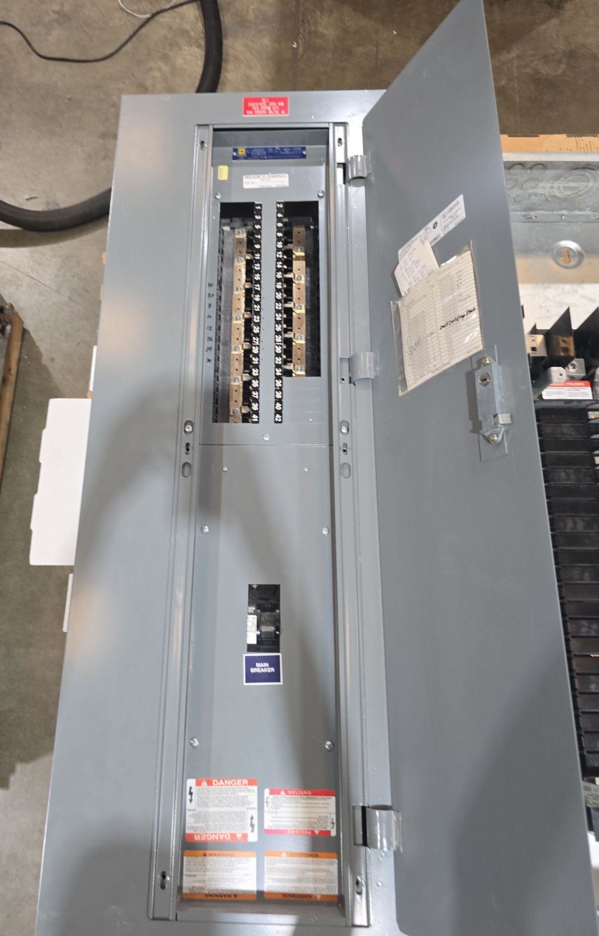 Square D NQOD442M225CU Panelboard 225A 208Y/120V 3PH 4W MCB Panel 150A 42 Cir Used