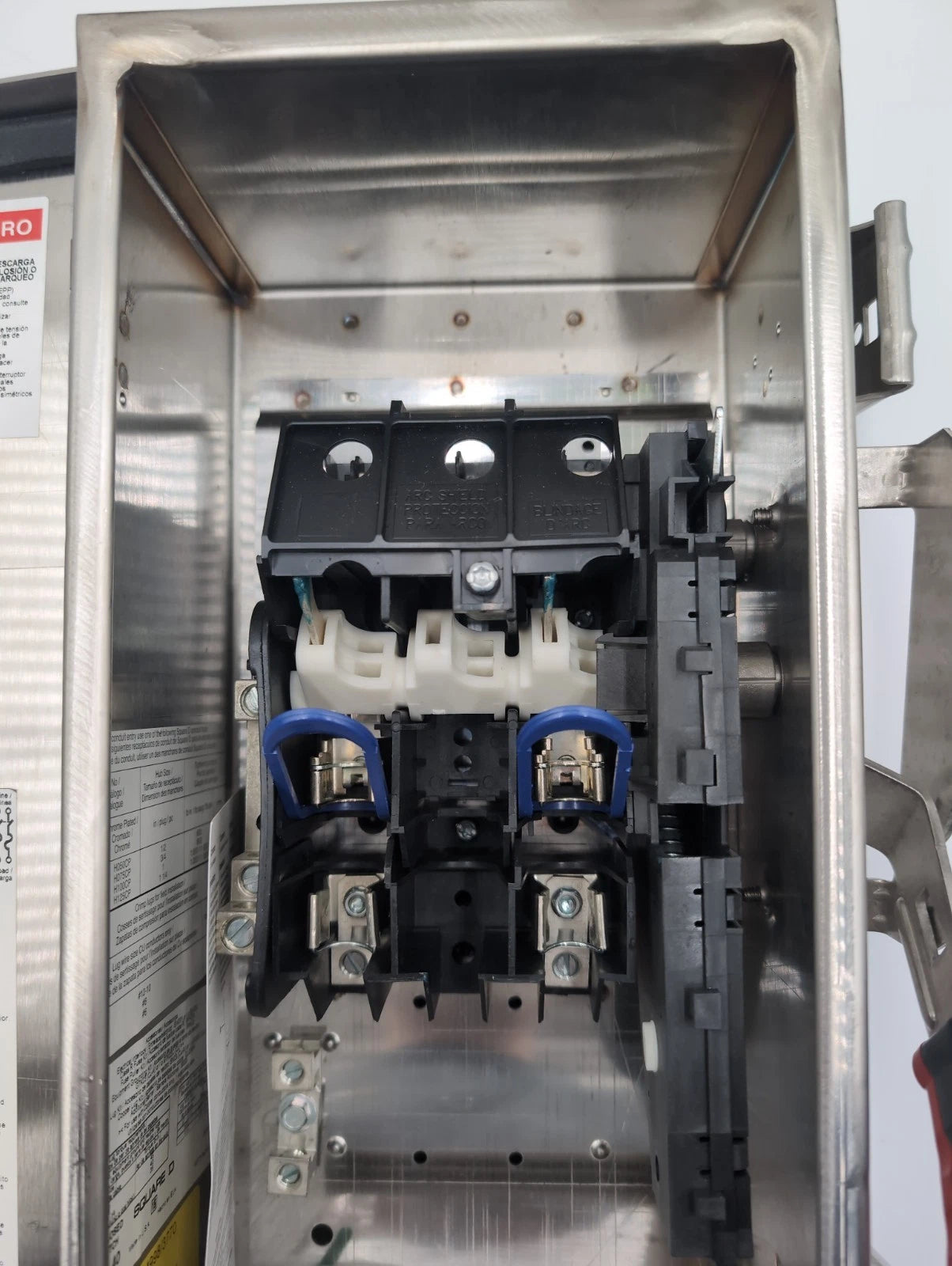 SQ D H221NDS Safety Disconnect Switch 30A 2P 240V 4X Encl Stainless New No Box New