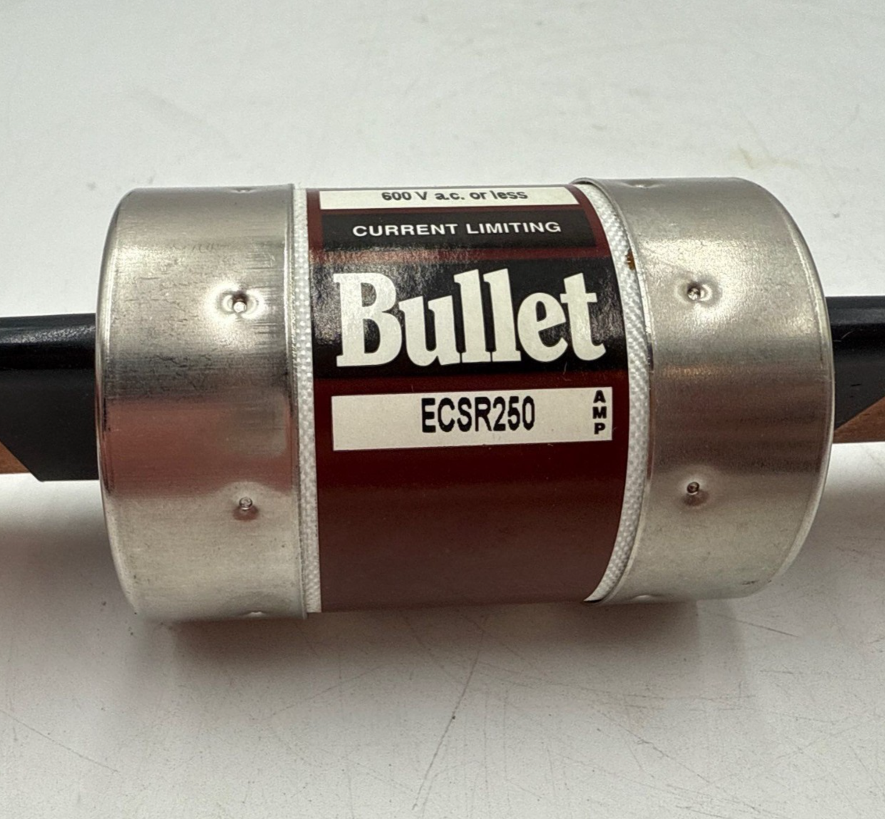 Bullet ECSR250 Fuse 250A 600V Class RK5 200 Amp Time Delay Current Limiting Used