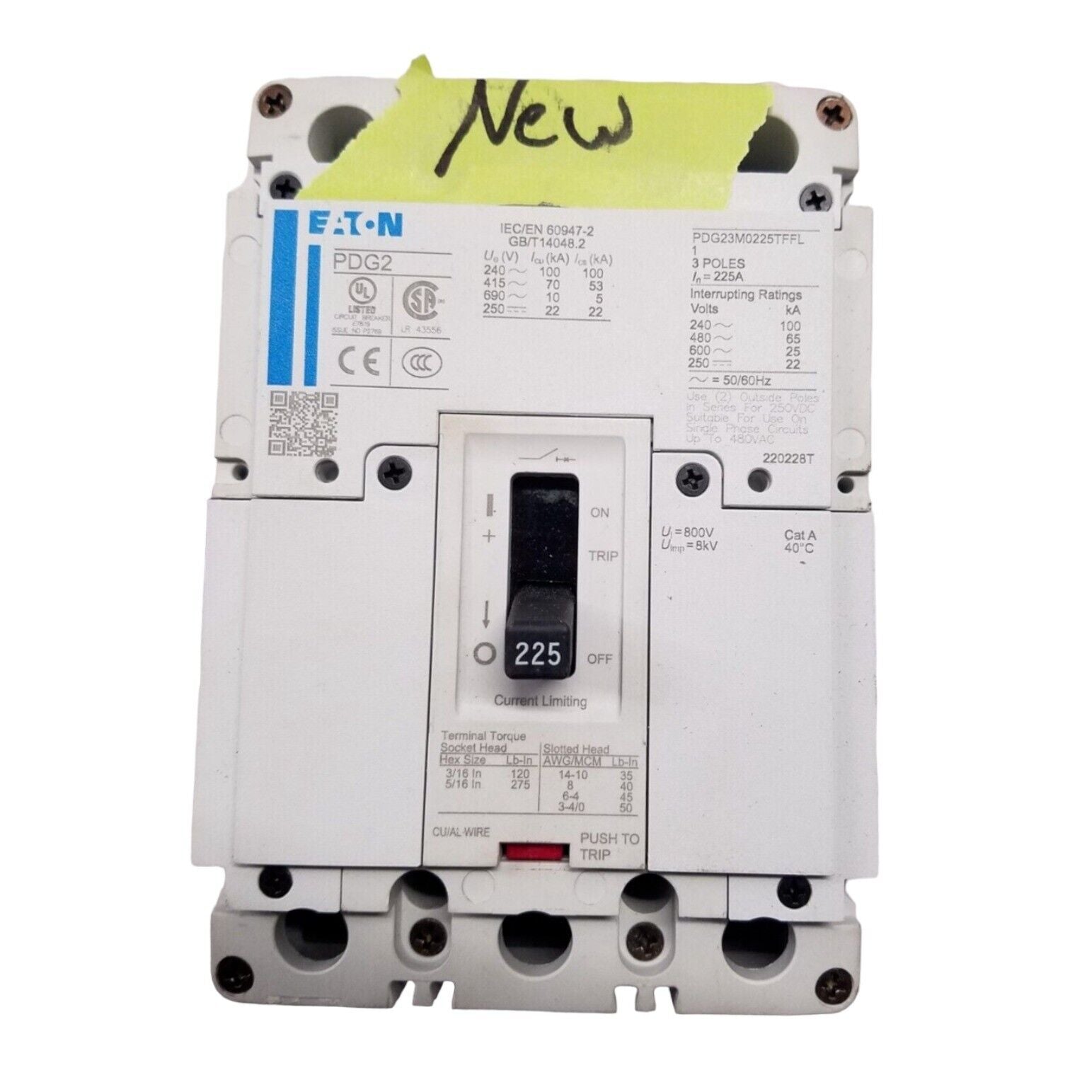 Eaton PDG23M0225TFFL New