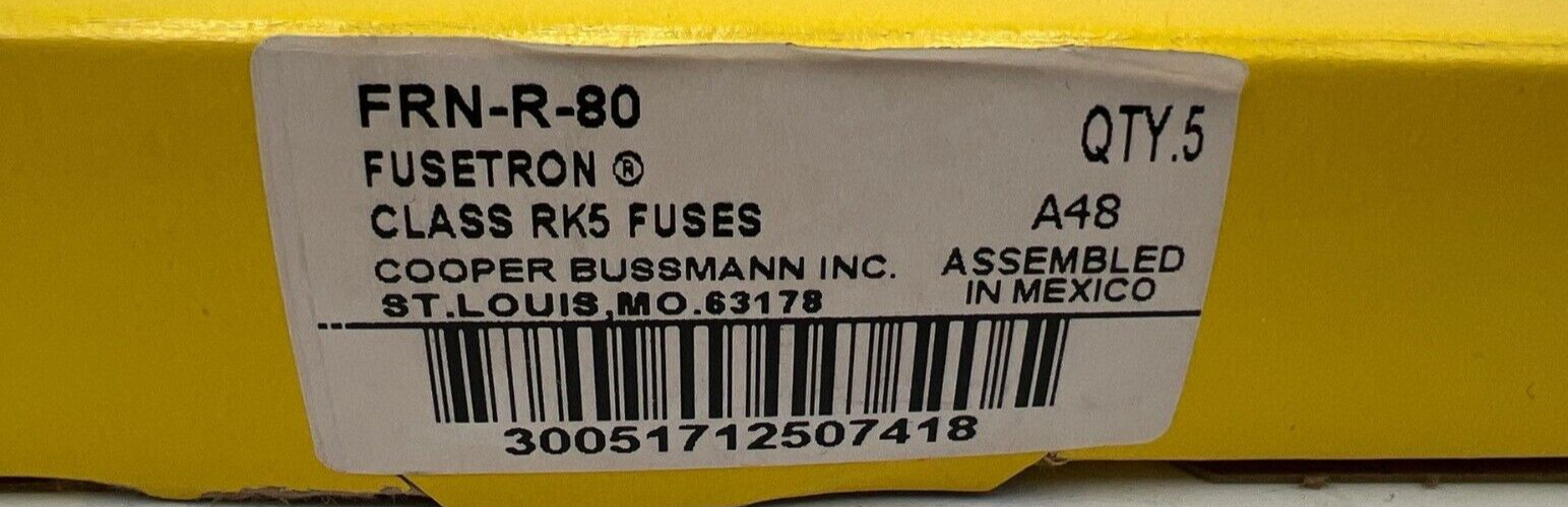 Bussmann FRN-R-80 New