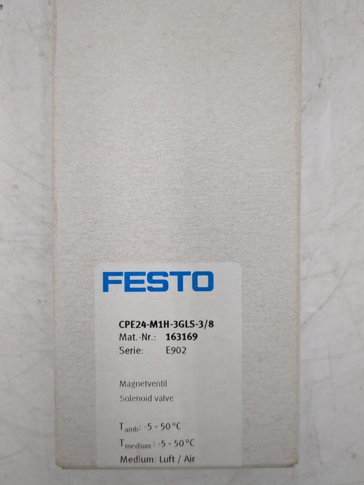 Festo CPE24-M1H-3GLS-3/8 New