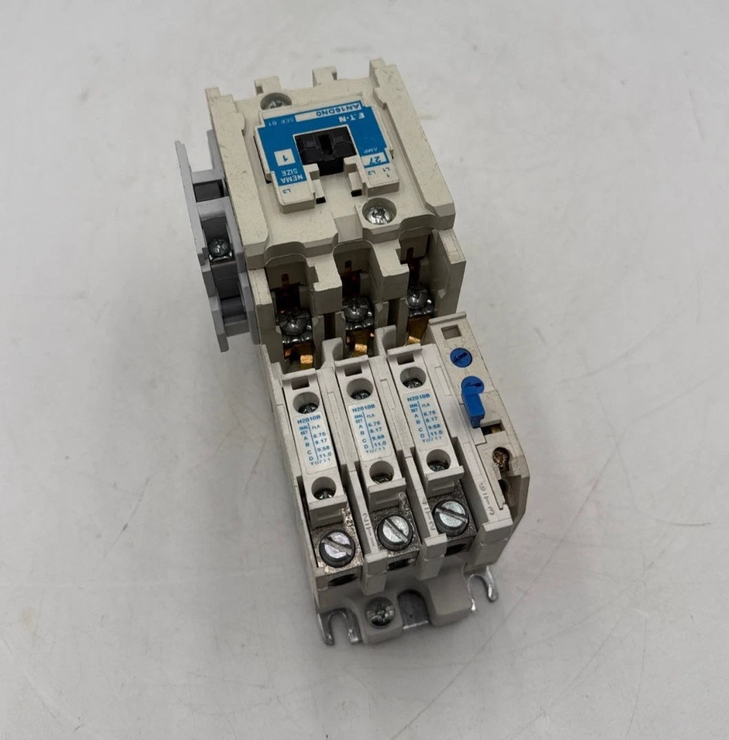 Cutler Hammer AN16DN0 Starter NEMA Size 1 27A 3P Coil 110/120V Overload C306GN3 Used