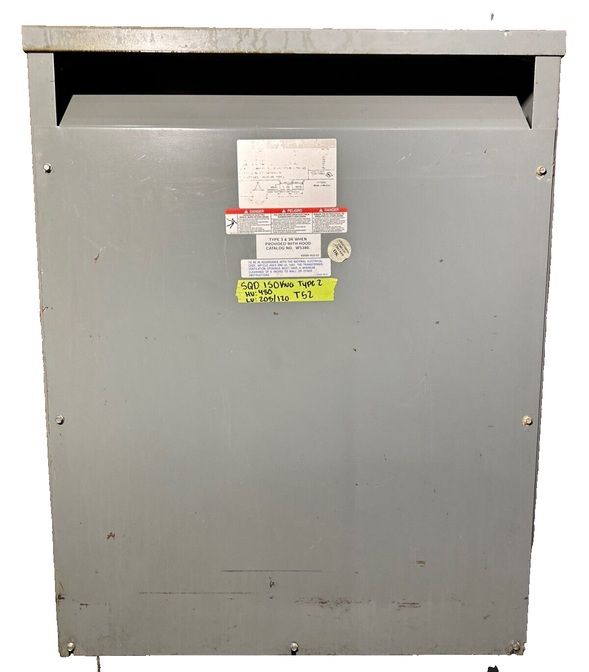 Square D 150kVA Used