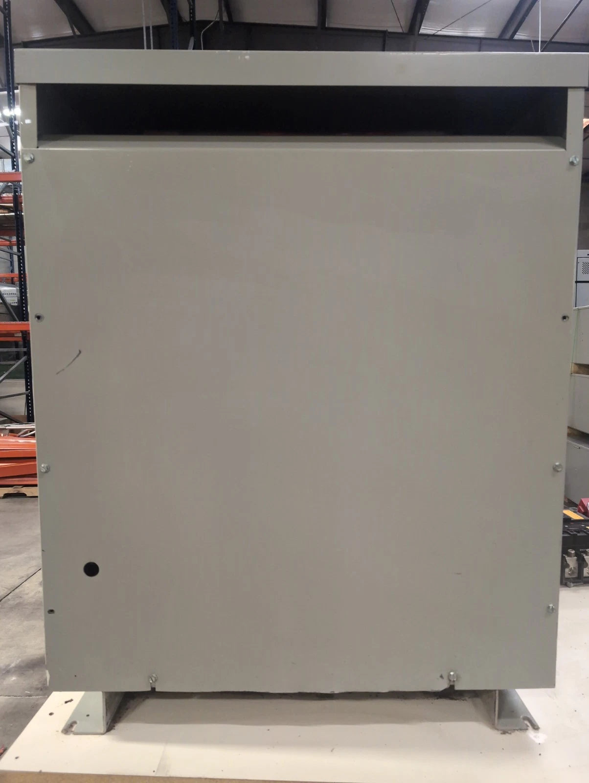 112.5KVA GE 9T23B3875 Transformer Pri 480V Sec 208/120V 3PH Type QL Indoor Encl Used