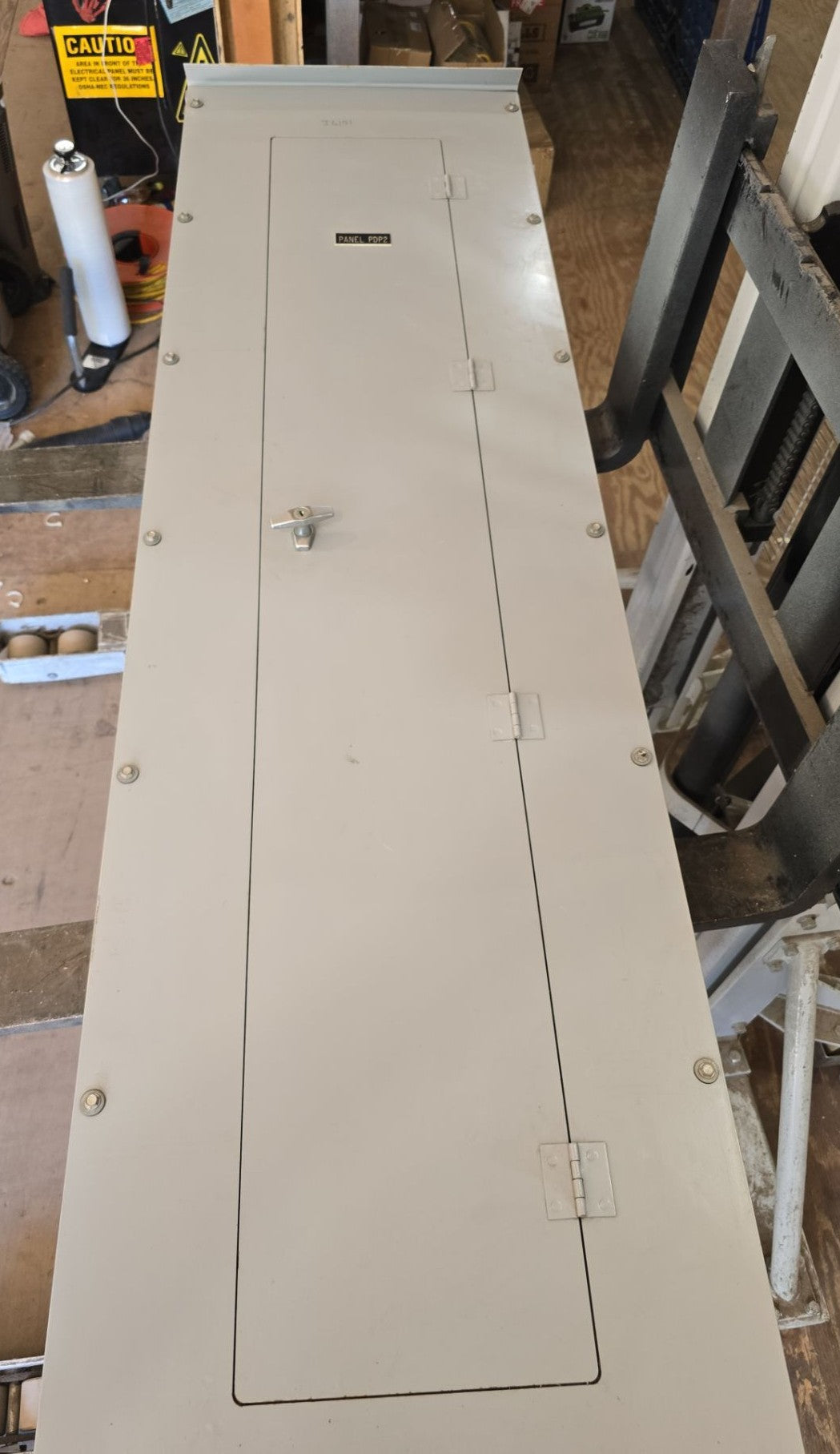 Eaton PRL3A Panelboard 400A 480V 3PH 3W 3R Encl 36 Cir MCB Main HKD3400 LWPQ2072 P702 Used