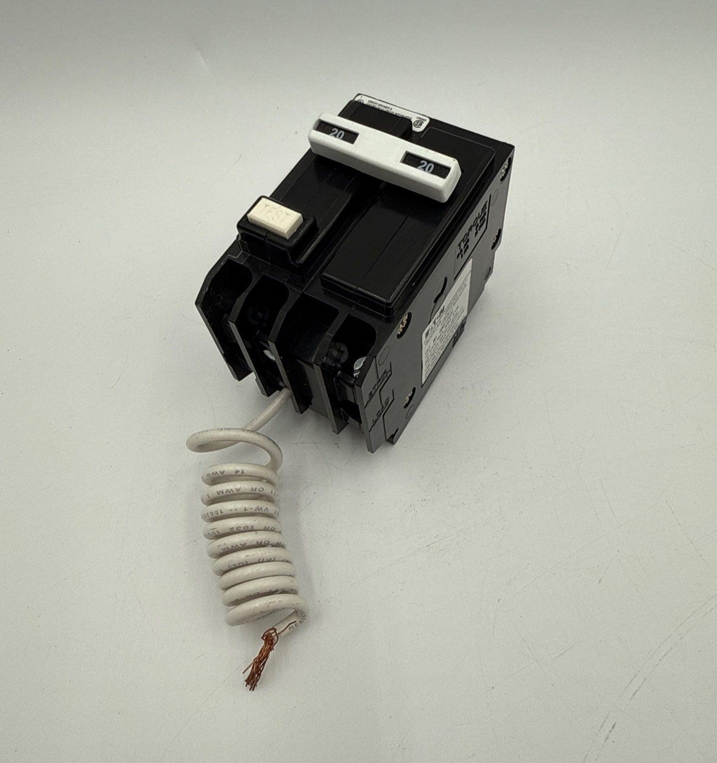 Eaton QBGFT2020 Circuit Breaker 20A 2P 120/240V Ground Fault GFI 20 Amp 2 Pole New