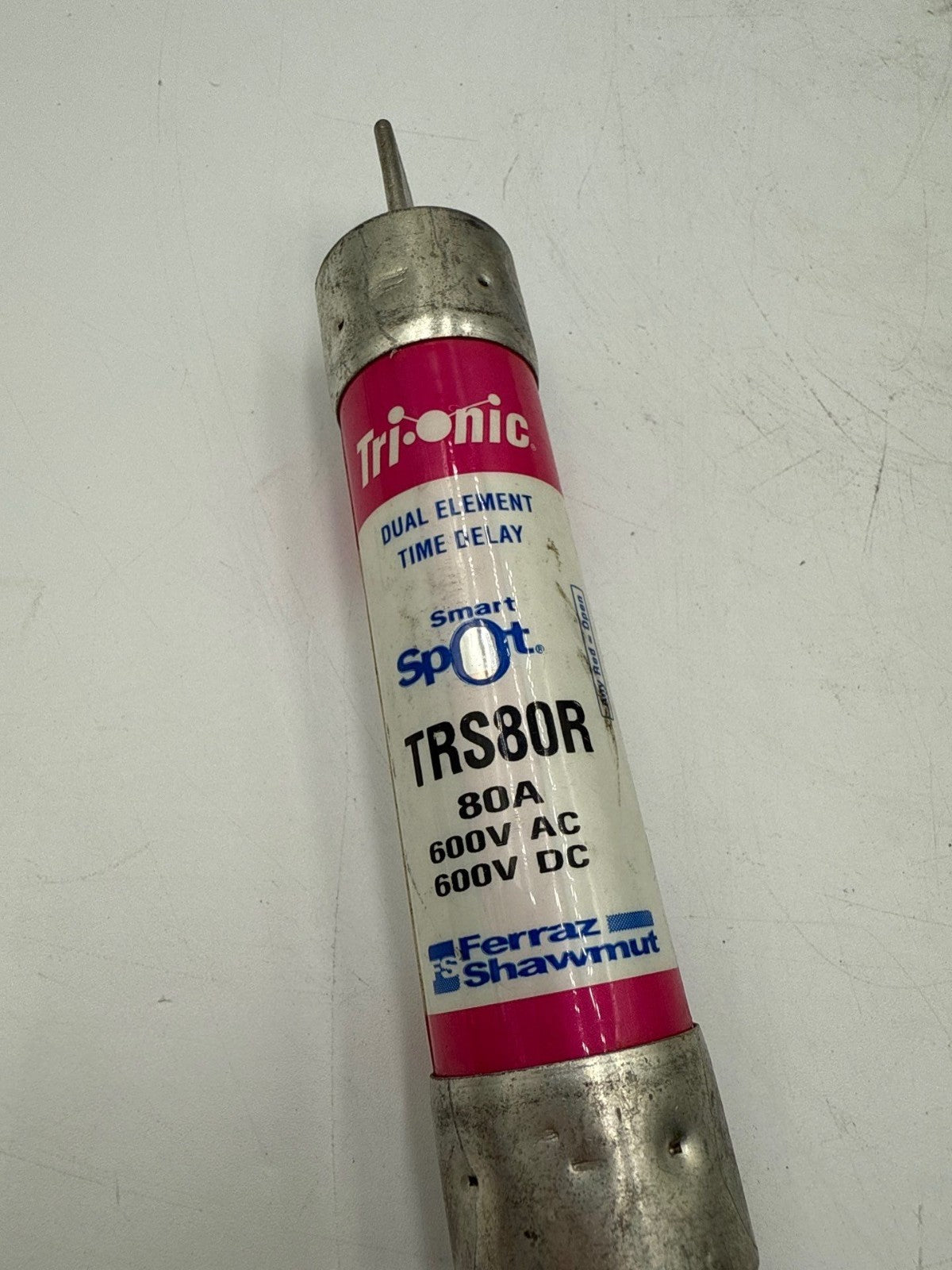 Ferraz Shawmut TRS80R Tri-Onic Fuse 80A 600V Time Delay Mersen 80 Amp Class RK5 Used