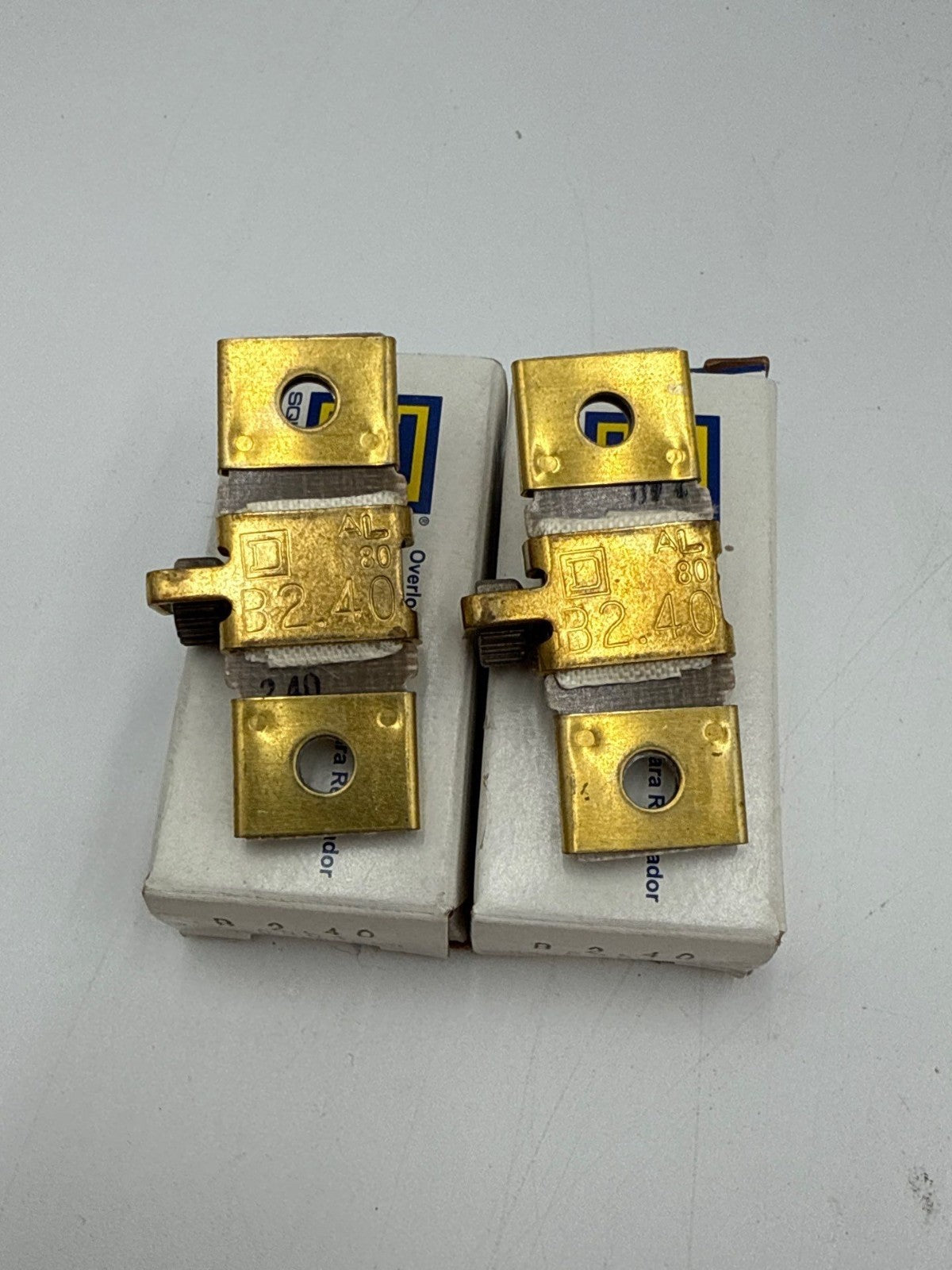 2PC Lot Square D B2.40 Thermal Overload Relay Heater Element Unit B240 2 Piece New
