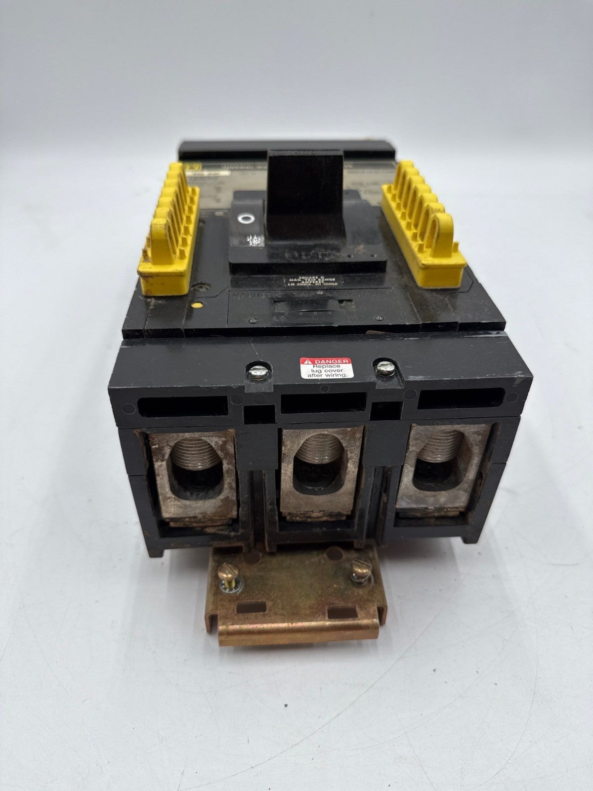 Square D LA36400 Circuit Breaker 400A 3P 600V 3PH LA I-Line 400 Amp 3 Pole Gray Used