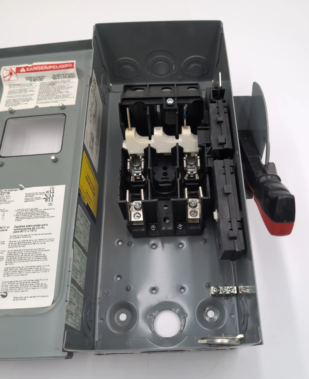 Square D H221N Safety Disconnect Switch 30A 2P 240V Type 1 Encl Window 30 Amp New