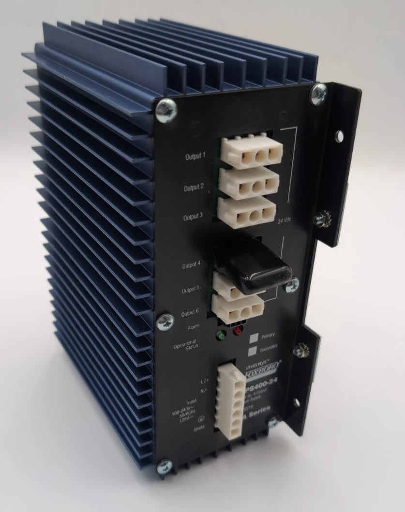 FOXBORO INVENSYS FPS400-24 I/A Series P0922YU Rev M Power Supply USED Used