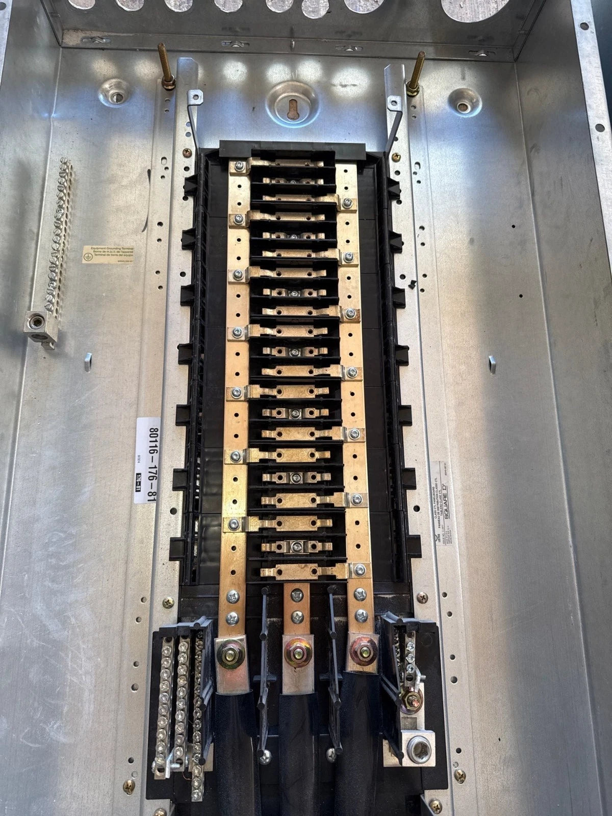 Square D NQOD Panelboard 250A 208/120V 3PH 4W 42 Cir MCB Panel JDP36250 250 Amp Used