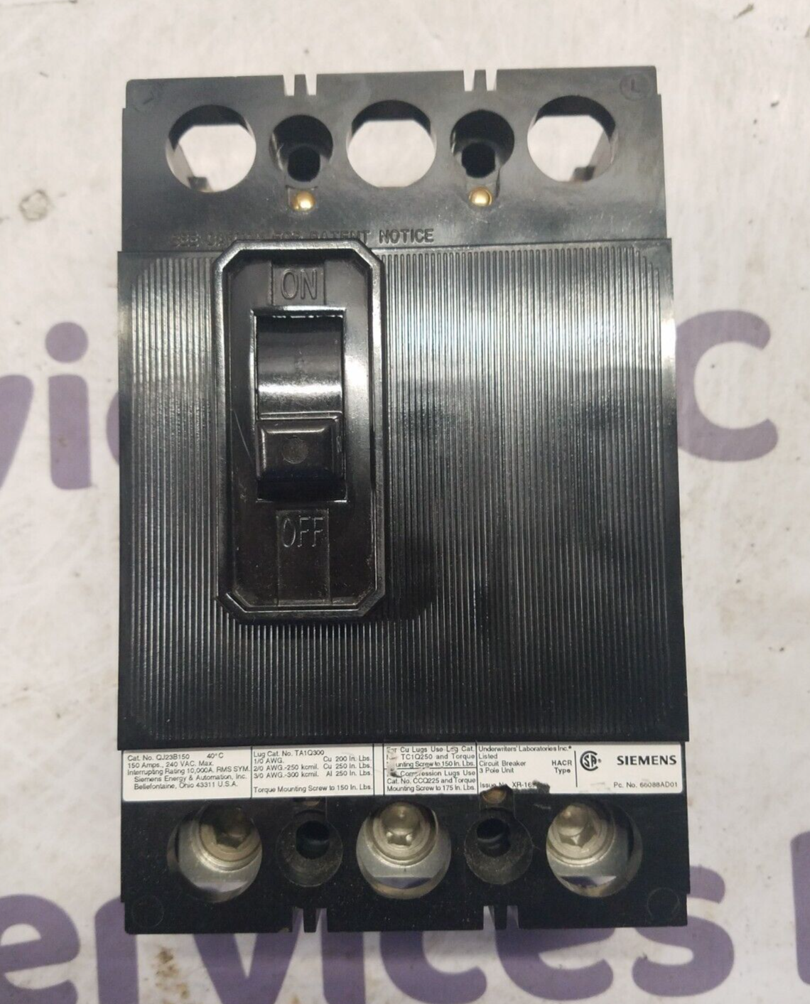 Siemens QJ23B150 Used