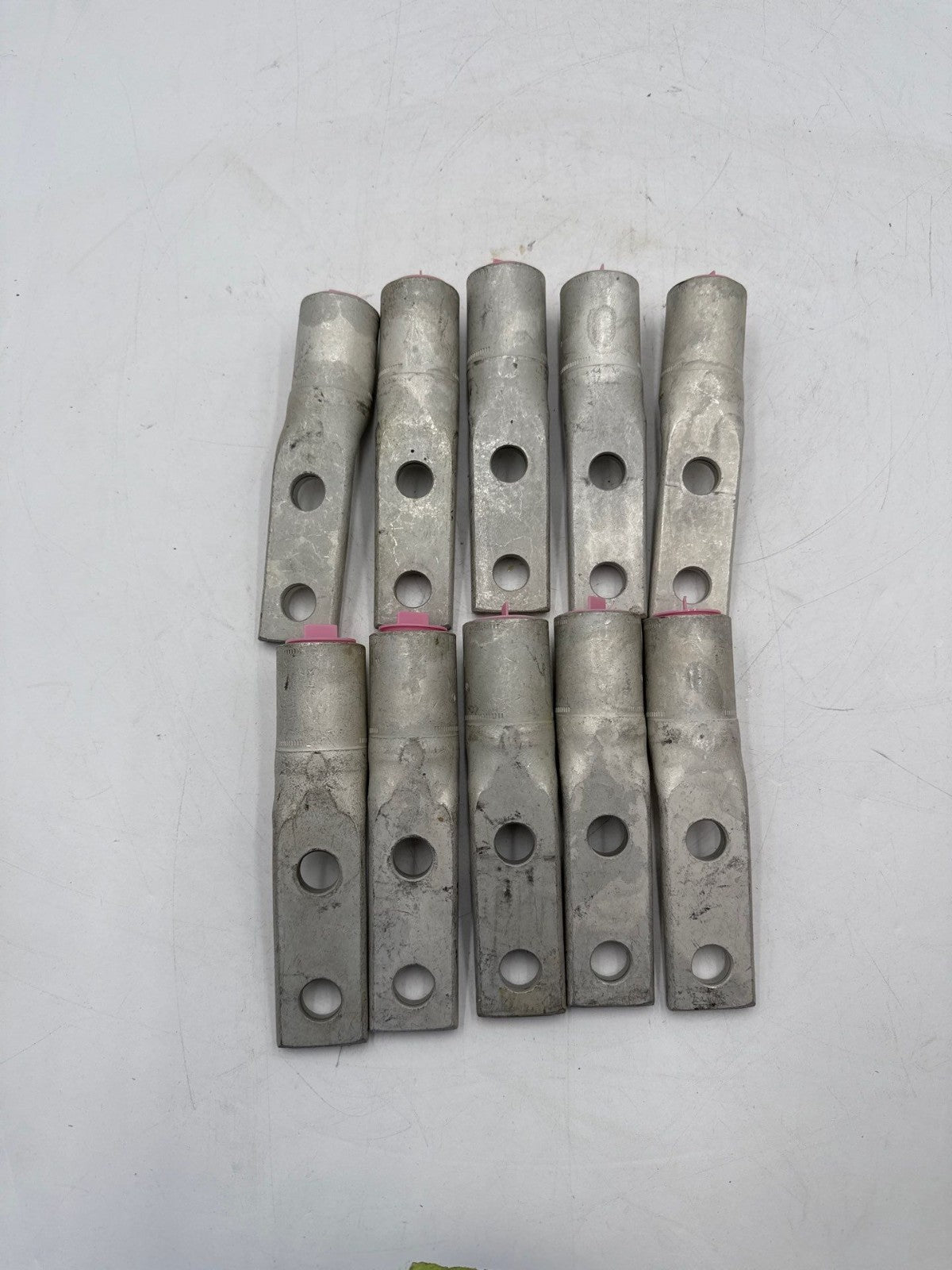 10PC Burndy YA34A3N131T12E Compression Lug 500kcmil 2 Hole 4/0-500 AL9CU New
