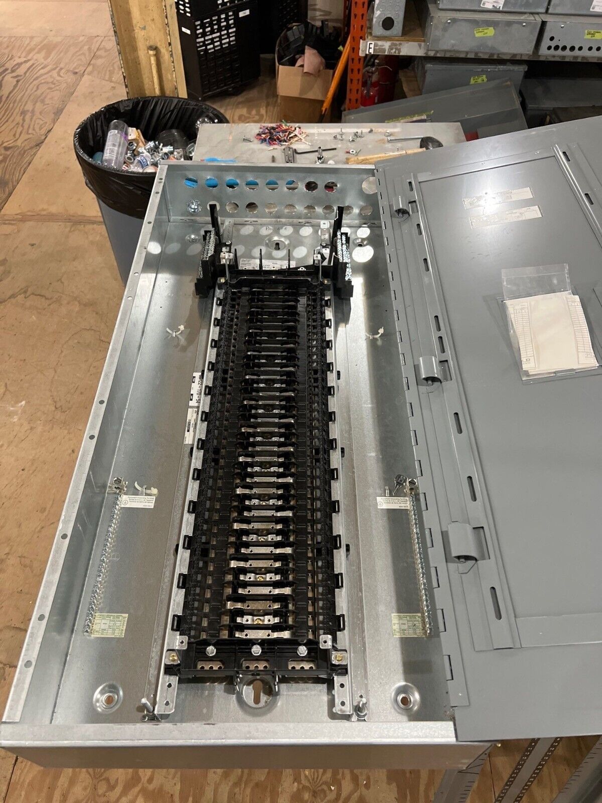 Square D NQ Panelboard 100A 208Y/120V 3PH 4W Indoor Encl 72 Circuit MLO MH44BE P623 Used