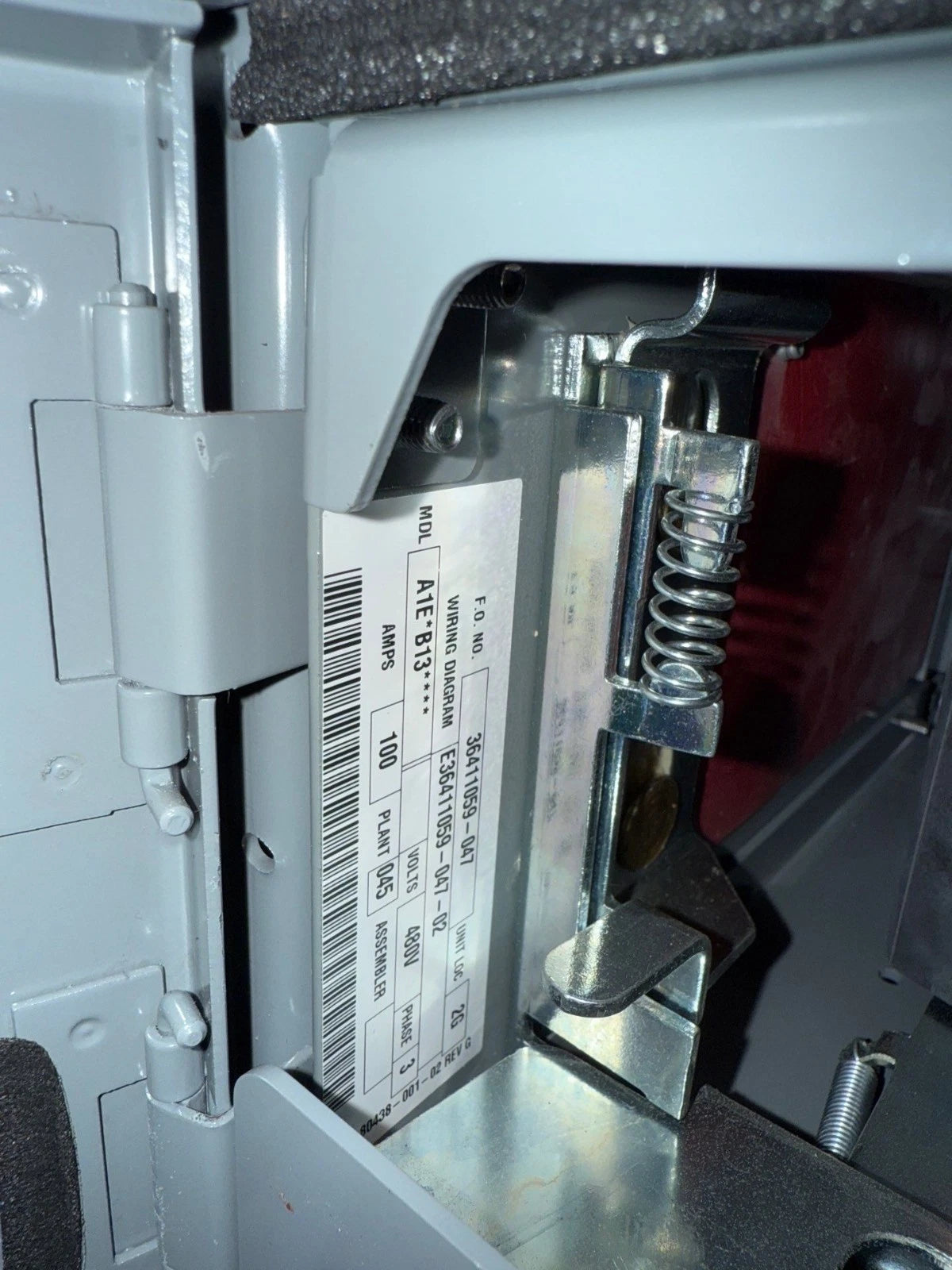 6" Square D Model 6 100A Feeder MCC Bucket HJL36100 Breaker 100 Amp HJL New