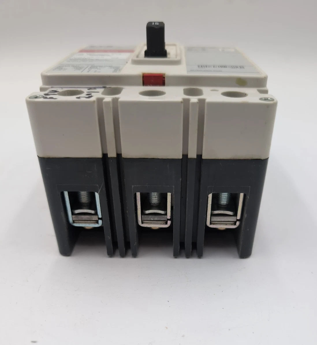 Eaton FD3015BP10 Circuit Breaker 15A 3P 600V FD 35k 15 Amp 3 Pole USED Used
