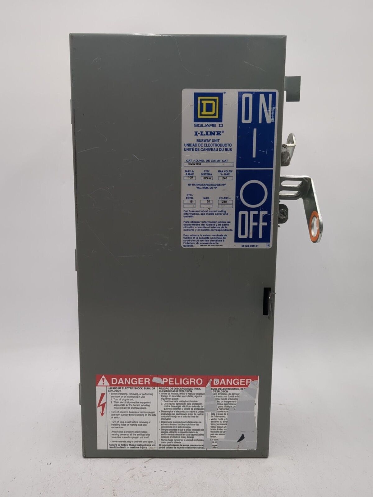 Square D PQ4210G Used