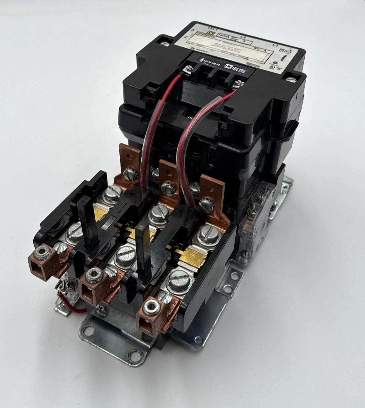 Square D 8536SE01S Starter 90A 3P 600V NEMA Size 3 Coil 110/120V 3PH 50HP CC81.5 Used