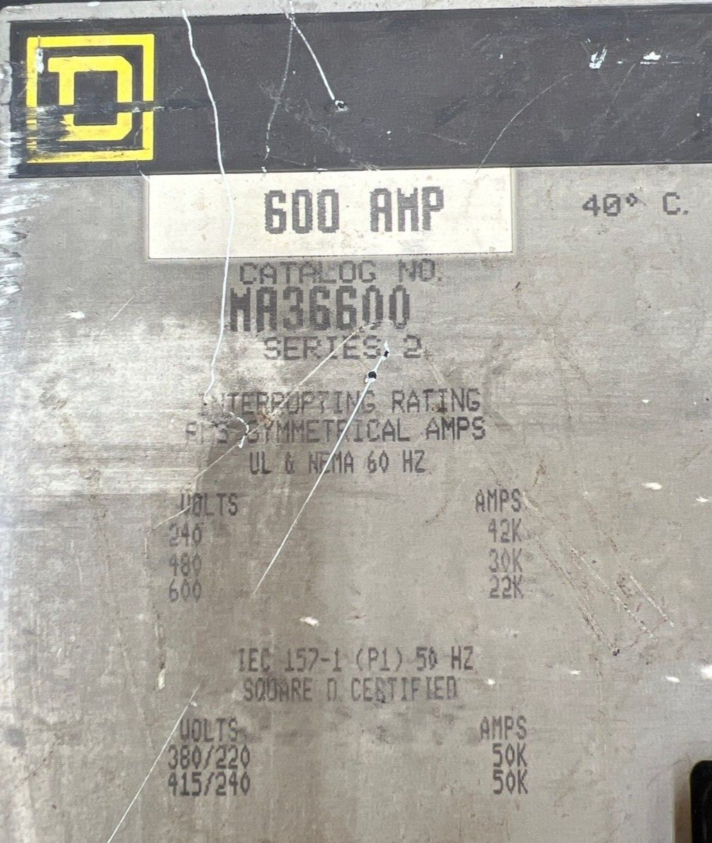 Square D MA36600 Used