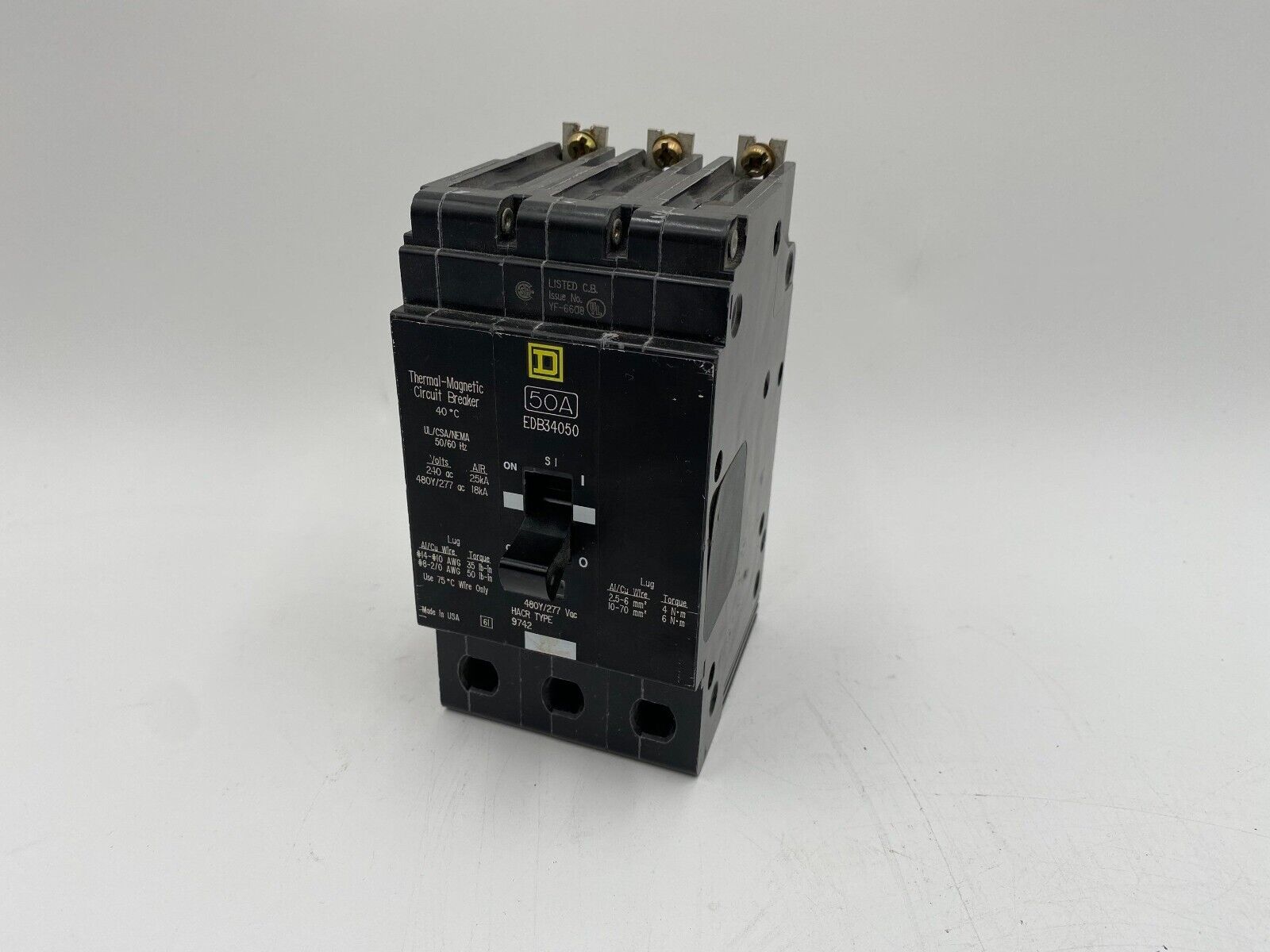 Square D EGB34050 Used