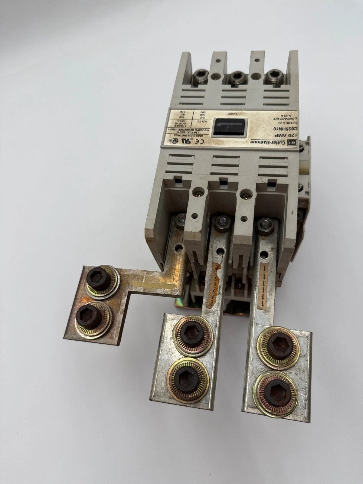 Cutler Hammer C825HN10 Contactor 140A 3P 240-600V 3PH Coil 110/120V C825HN10A Used