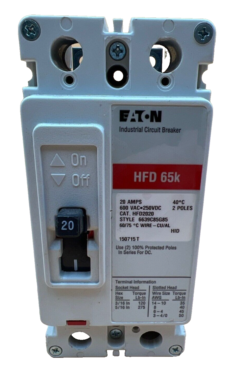Eaton HFD2020 Used