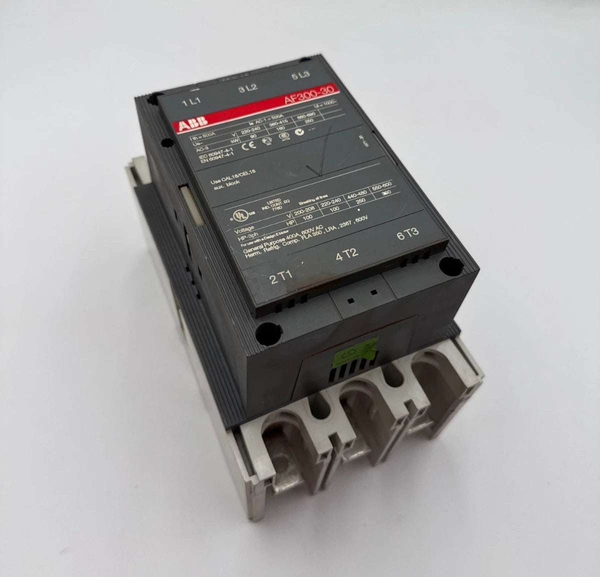 ABB AF300-30 Contactor Coil 100-250V 400A 3P 600V 3PH 300HP AF300-30-11-70 Used