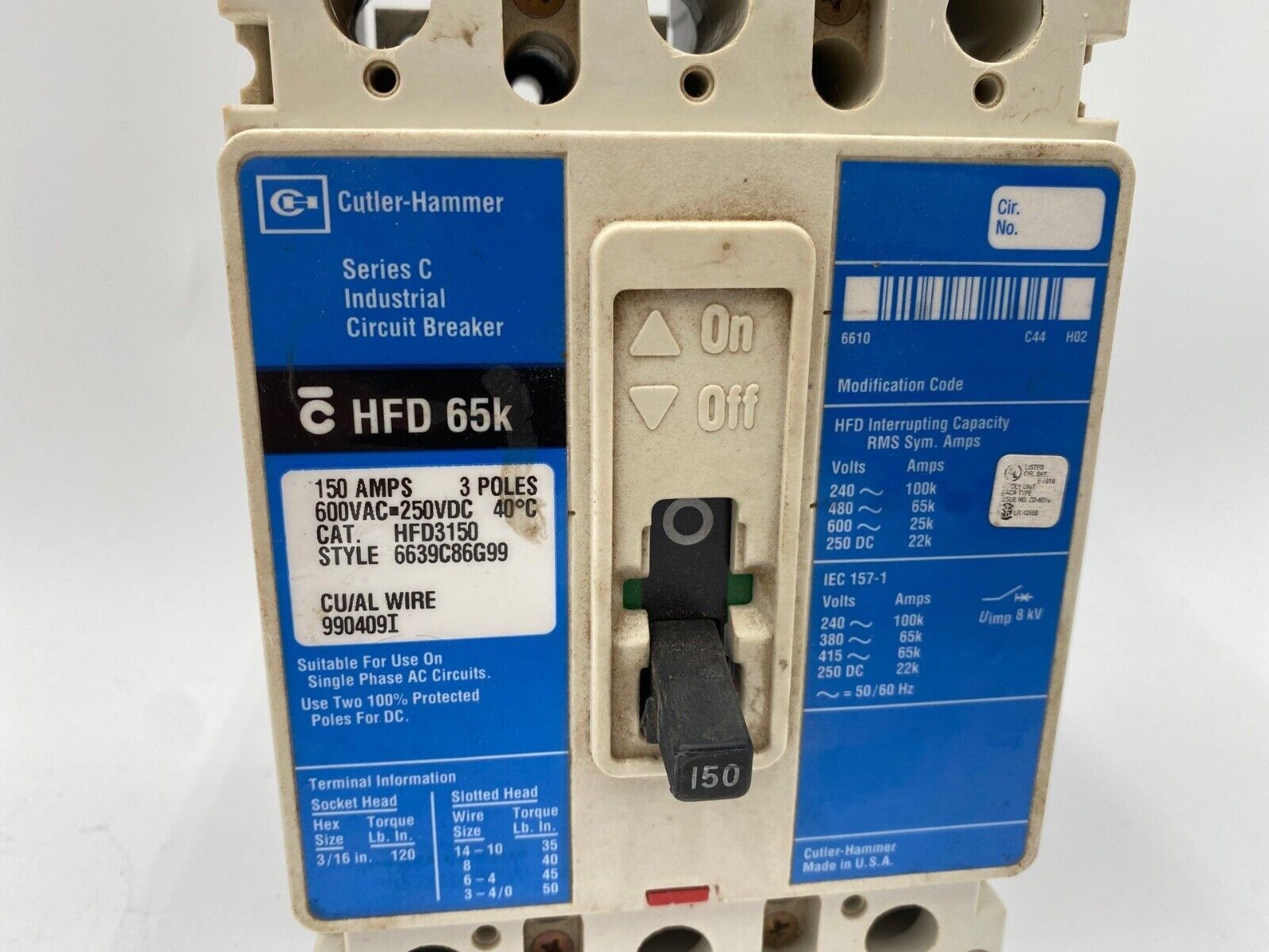 Eaton HFD3150 Used