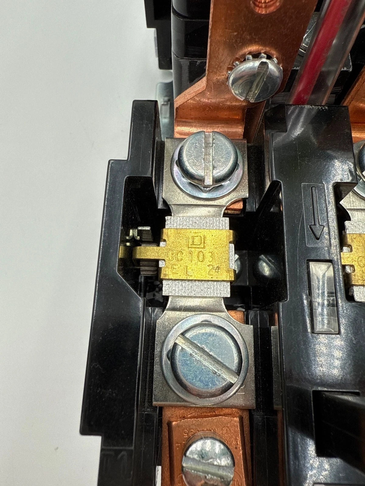 Sq D 8536SEO1S Starter NEMA Size 3 90A 3P 600V 50HP Coil 110/120V Heater CC103 Used