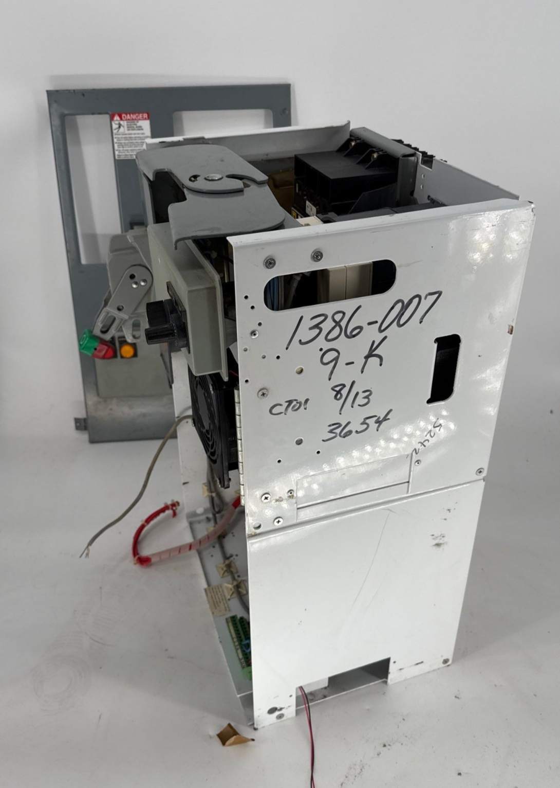 Square D Model 6 24" 15A Combo MCC Bucket FHP3601513M ATV71HU22N4 3HP Drive Used