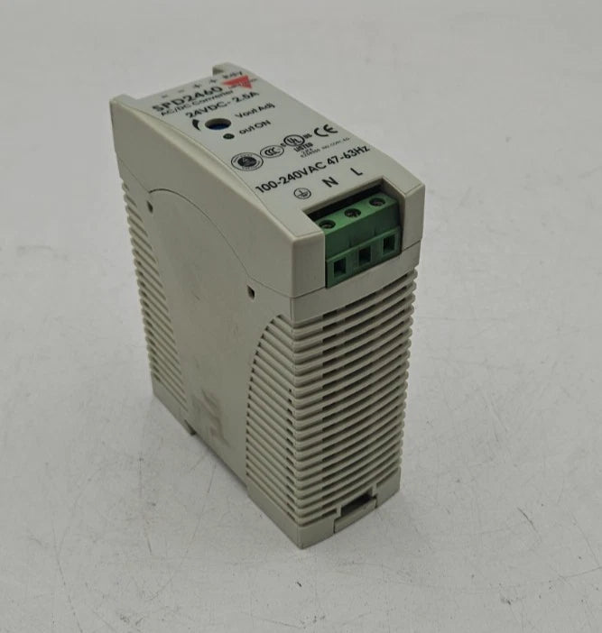 Carlo Gavazzi SPD24601 24VDC 2.5A Switching Power Supply DIN AC/DC Converter Used
