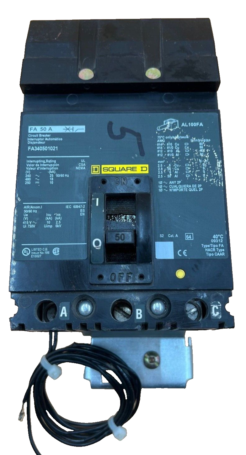 Square D FA340501021 Used