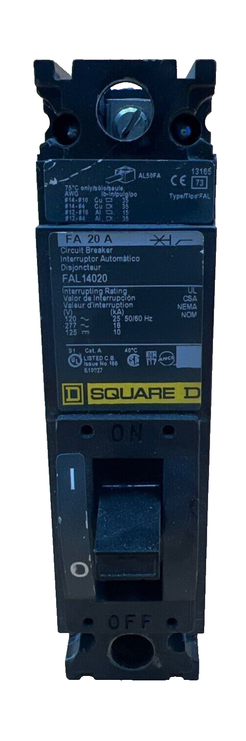 Square D FAL14020 Used