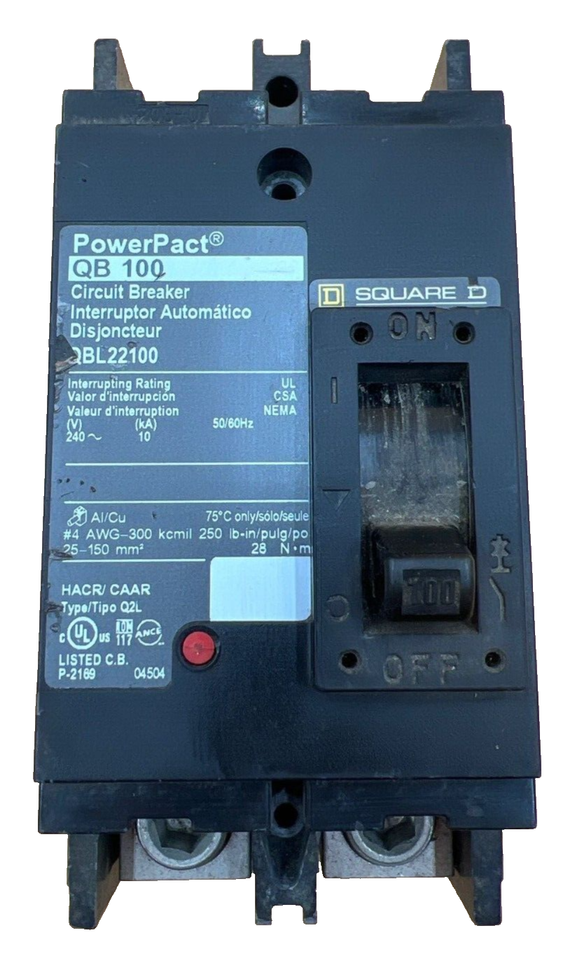 Square D QBL22100 Used
