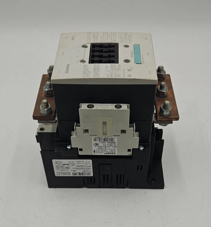 Siemens 3RT1054-6AF36 Contactor 115A 400VAC 3 POLE Coil 110/127V USED Used