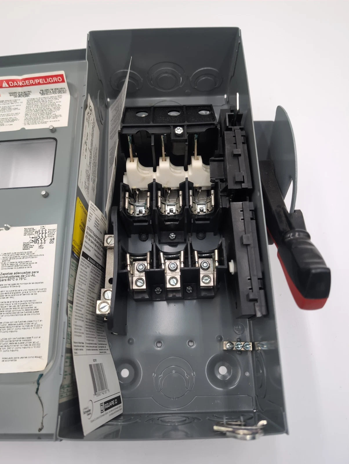 Square D H322N 60 Amp 240 V Heavy Duty Safety Switch 60A 3P 240V W/ Window NEW New