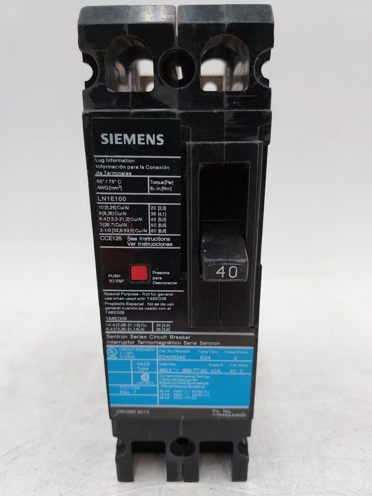 Siemens ED42B040 New
