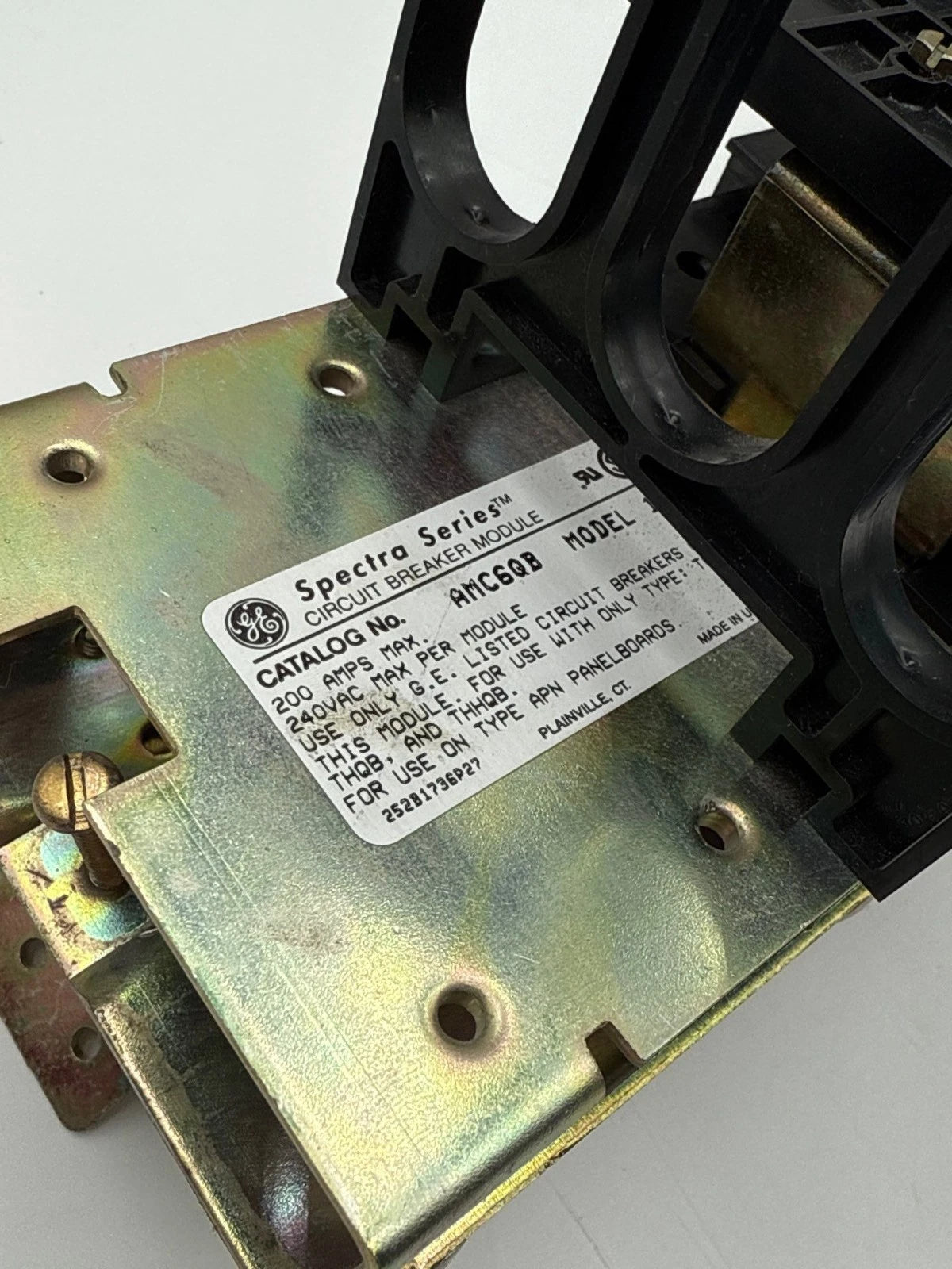 GE AMC6QB APN Circuit Breaker Module 200A 240V Max Spectra Series TQB THQB THHQB Used