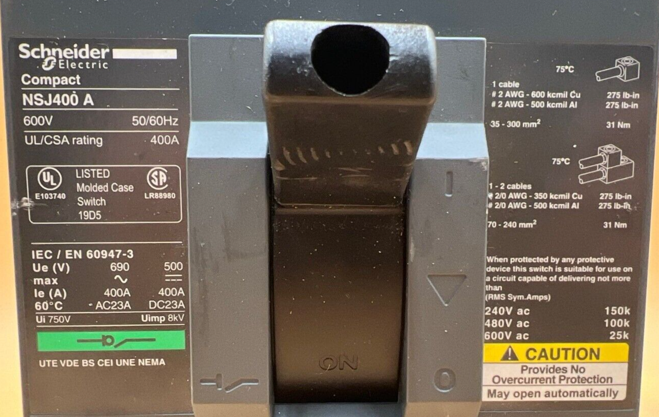 Square D NSJ400A Used