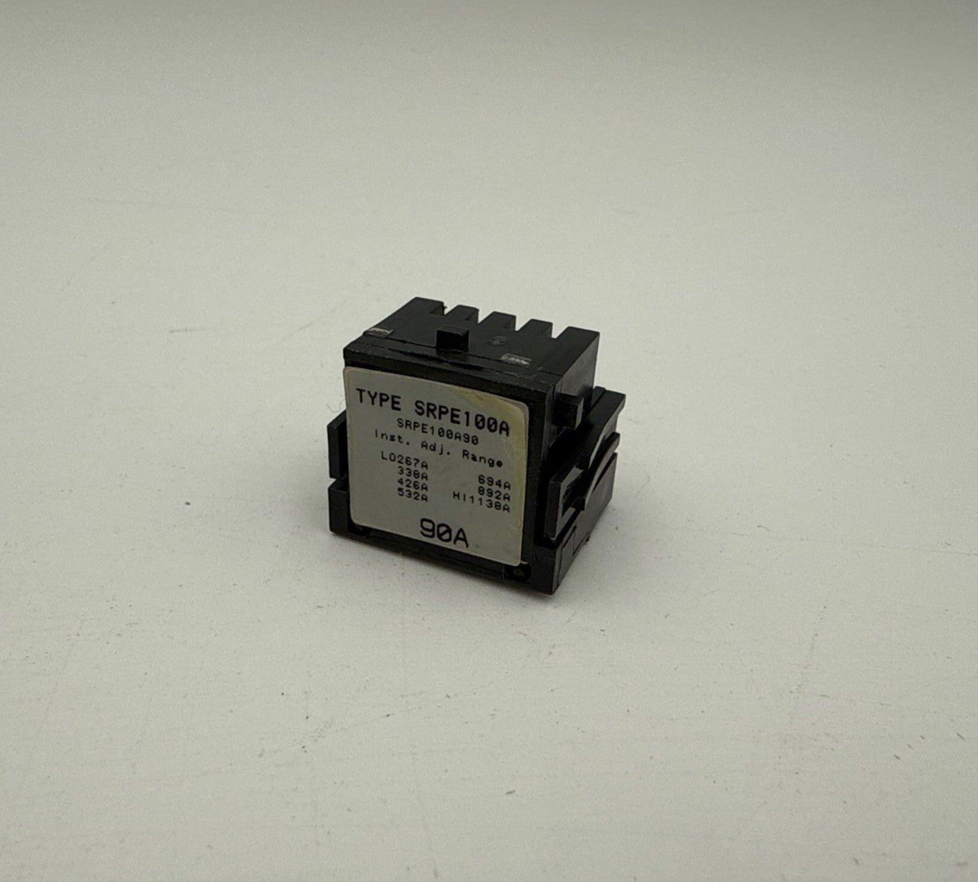 GE SRPE100A90 Rating Plug 90A SRPE100 90 Amp Frame SEDA SEHA SELA SEPA Used