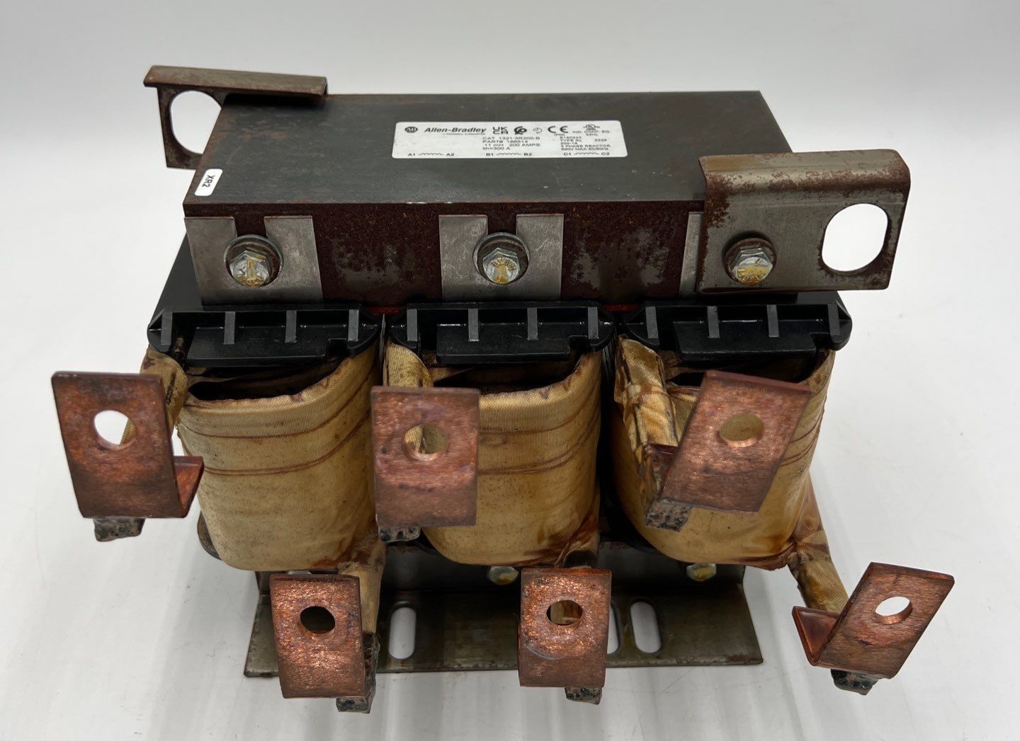 Allen Bradley 1321-3R200-B Drive Line Reactor 3PH 200A 0.110MH 200-690V Used