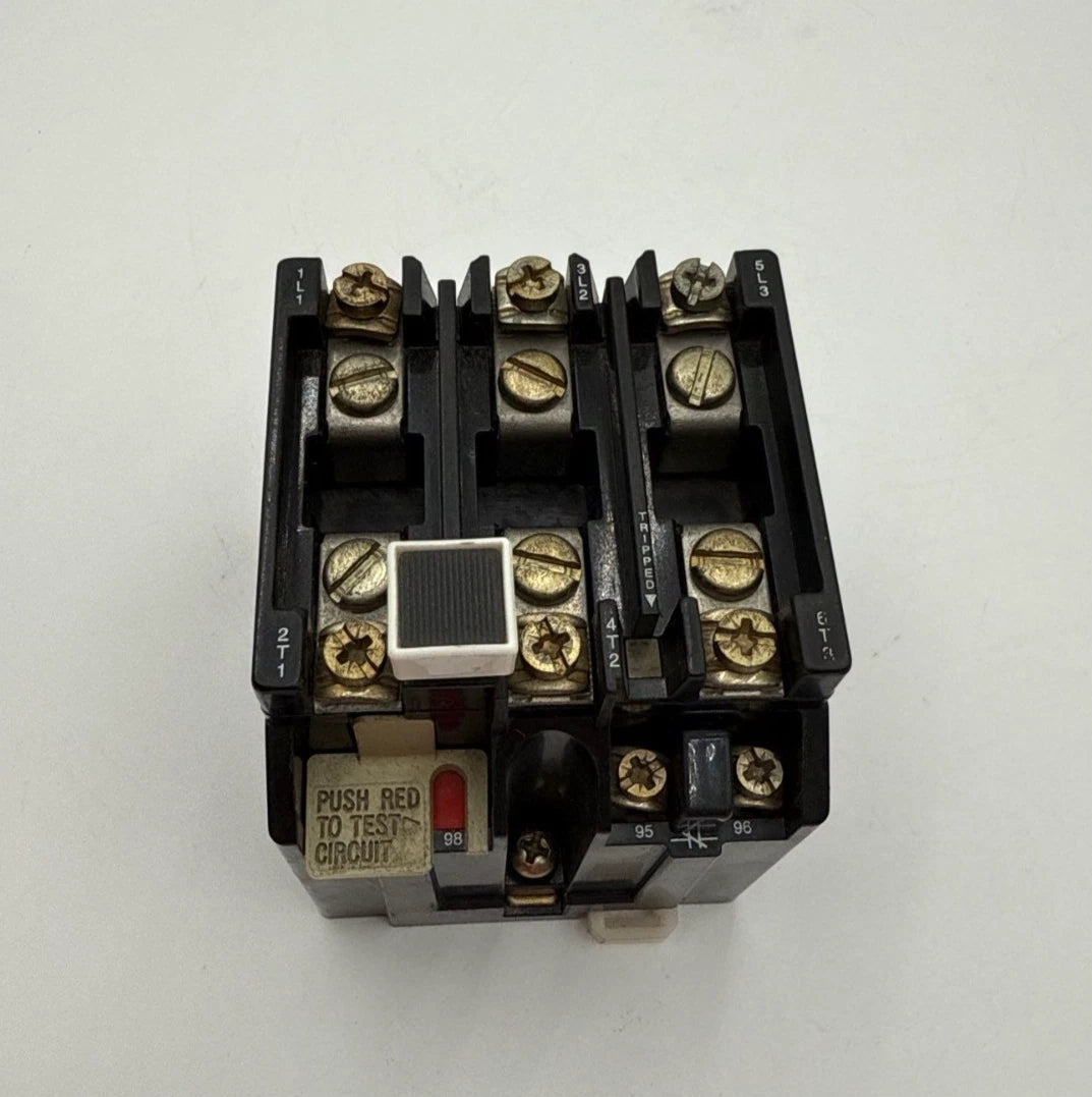 Allen Bradley 592-JOV16 Overload Relay 24A 3P 120-600V 7200VA 720VA 592J0V16 Used