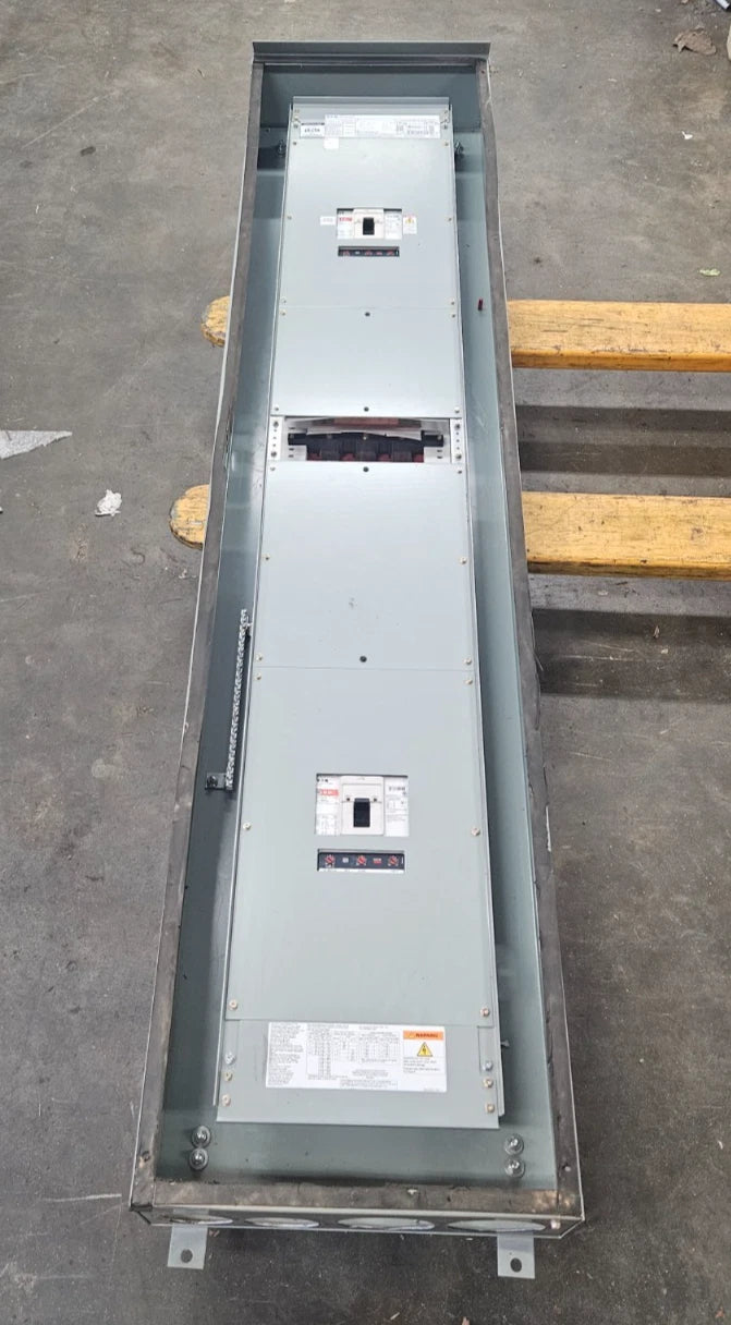 Eaton PRL3X Panelboard 400A 480/277V 3PH 3R Encl MCB Panel KD3400 Subfeed 350A Used