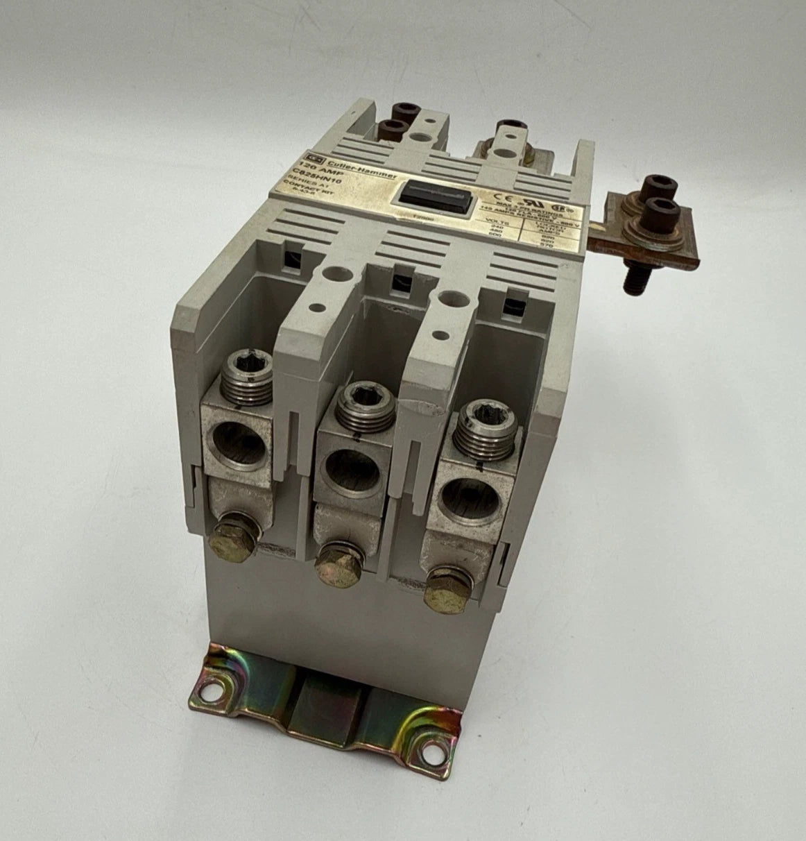 Cutler Hammer C825HN10 Contactor 140A 3P 240-600V 3PH Coil 110/120V C825HN10A Used