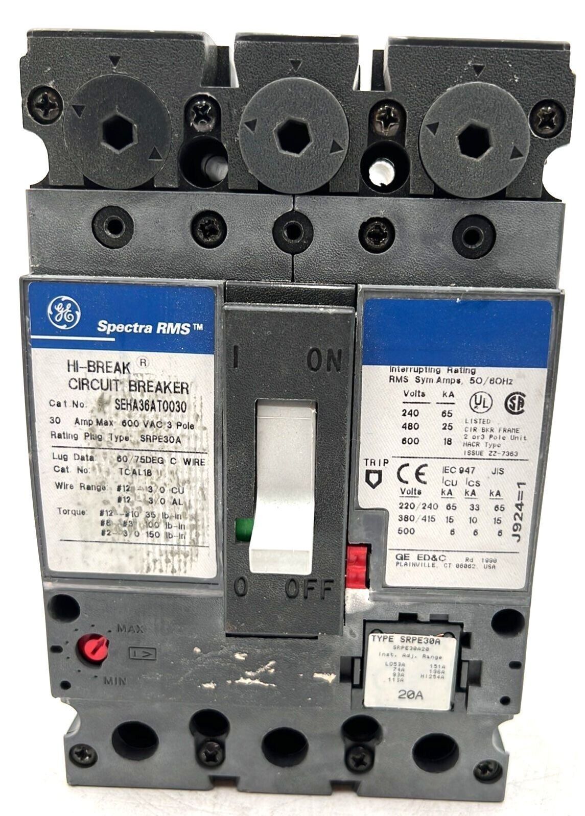 GE SEHA36AT0030 Used