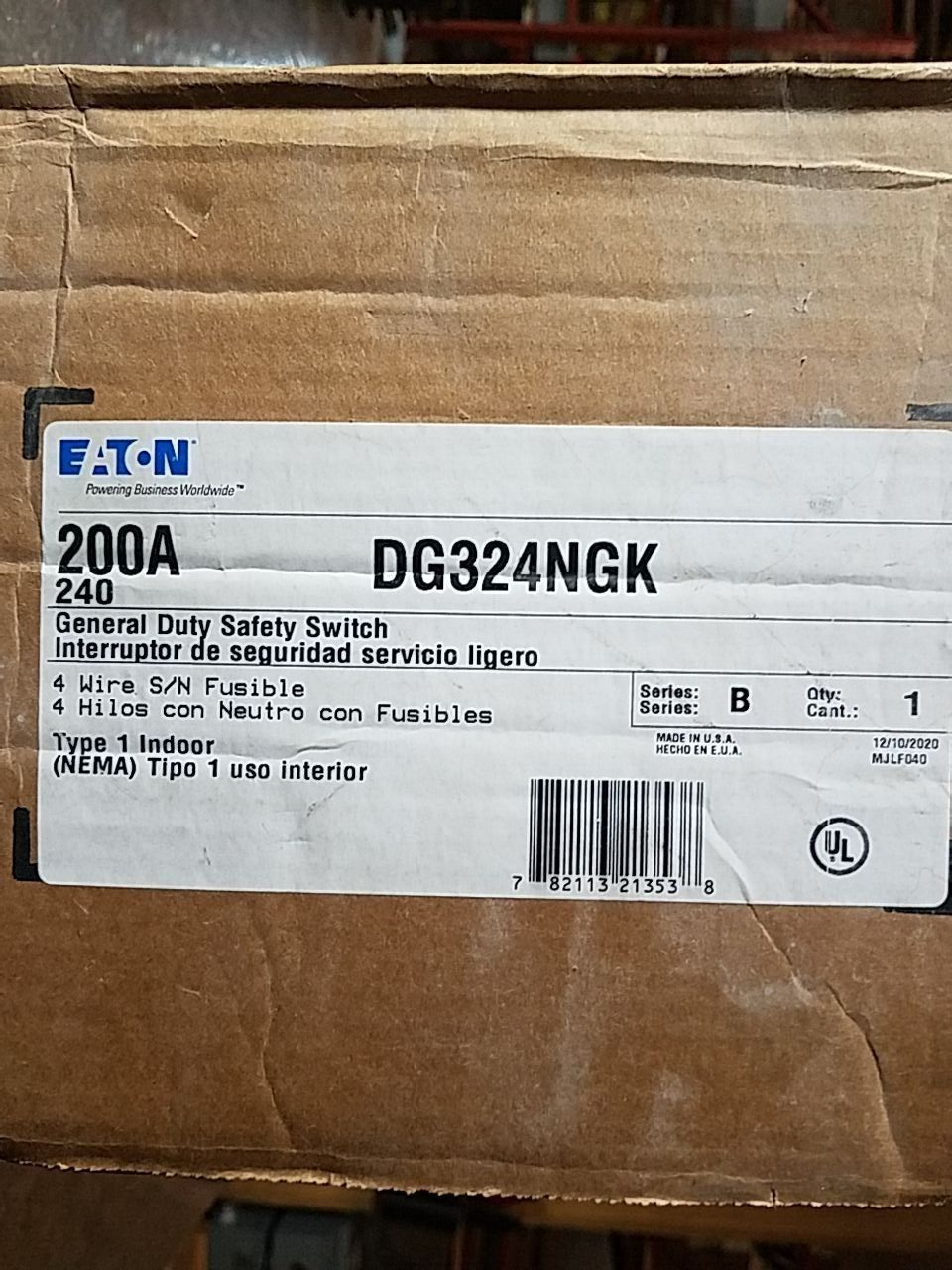 Eaton DG324NGK New