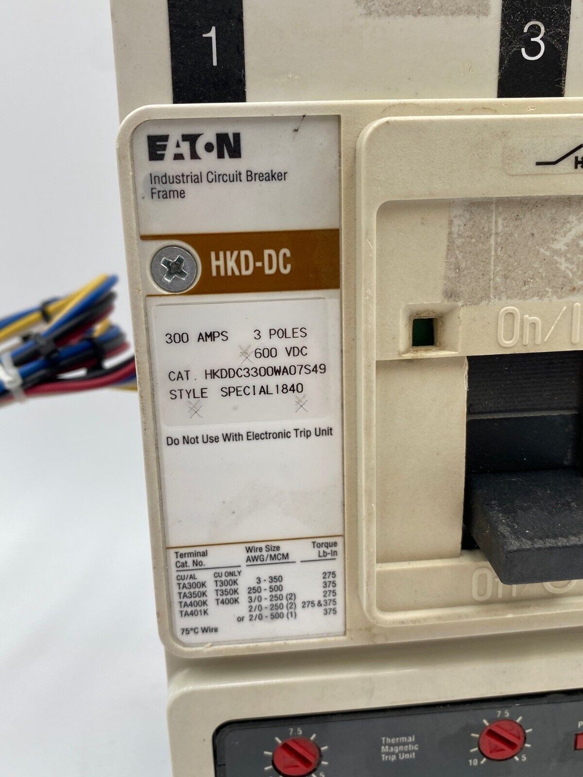 Eaton HKDDC3300WA07S49 Used