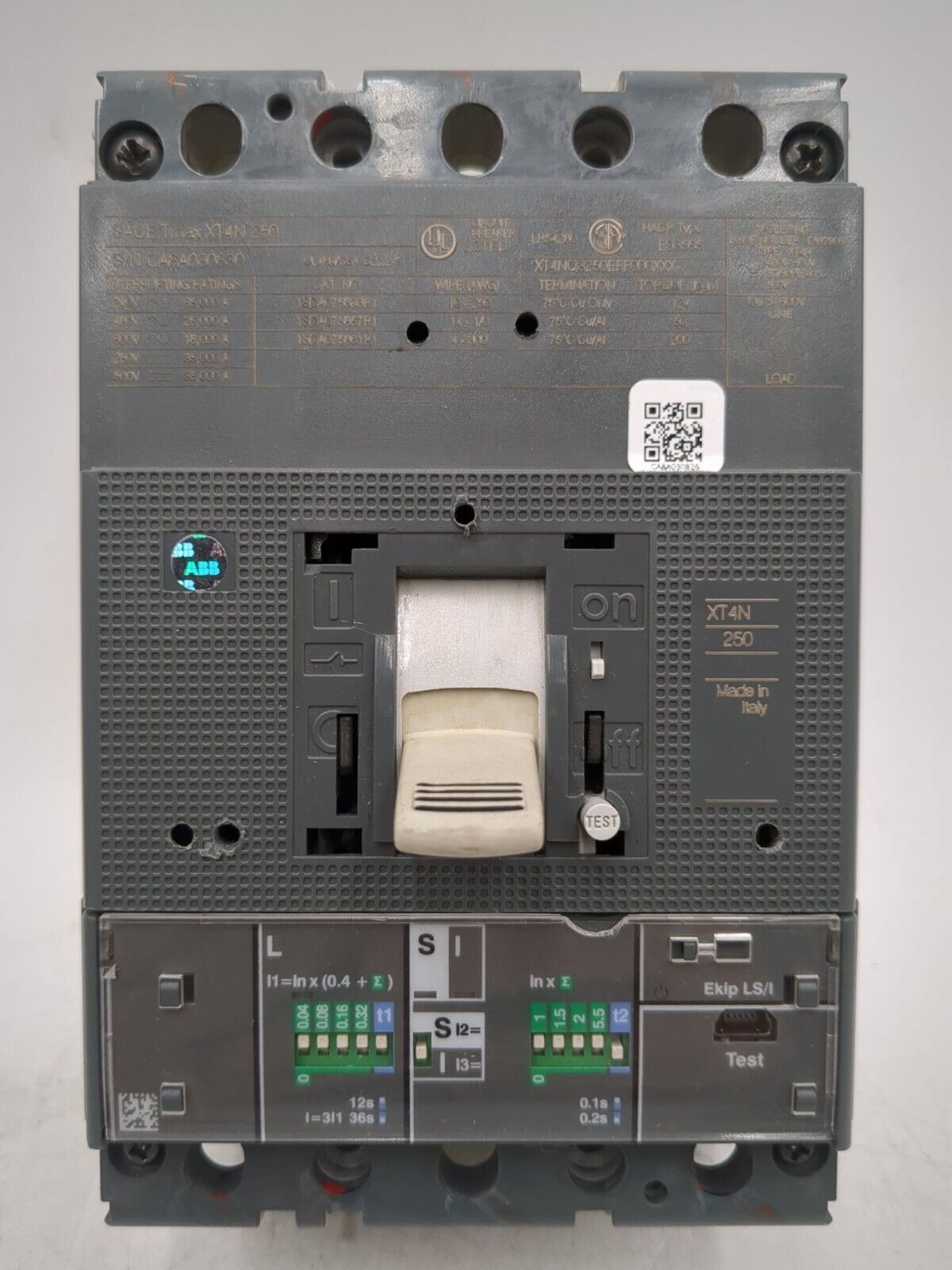 ABB XT4NQ3250EFF000XXX New